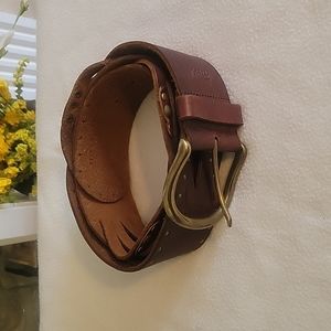 Fossil Wide Brown Leather Belt.